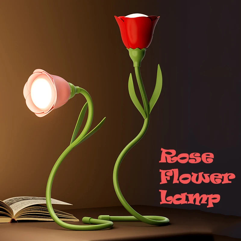 LED Rose Desk Lamp